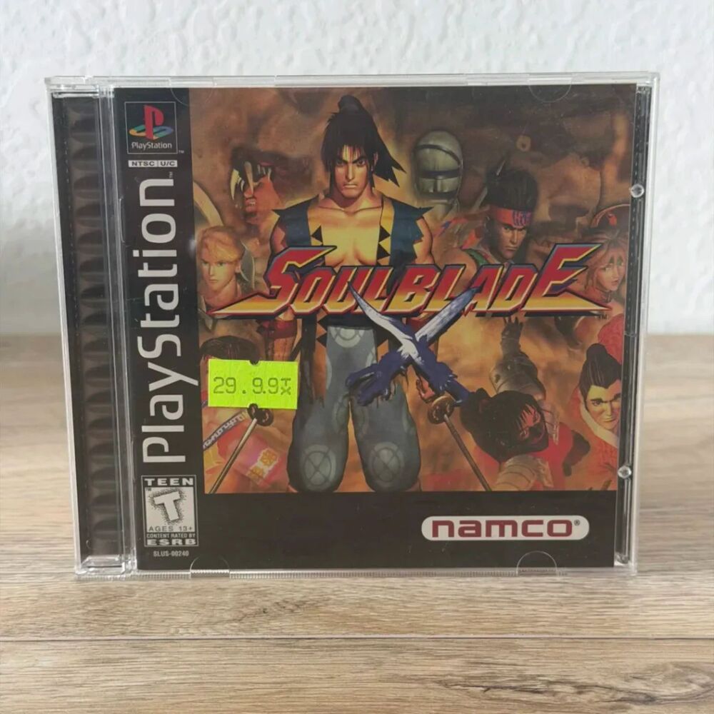 Soul Blade (Sony PlayStation 1 PS1, 1997) CIB + Reg Card & Receipt